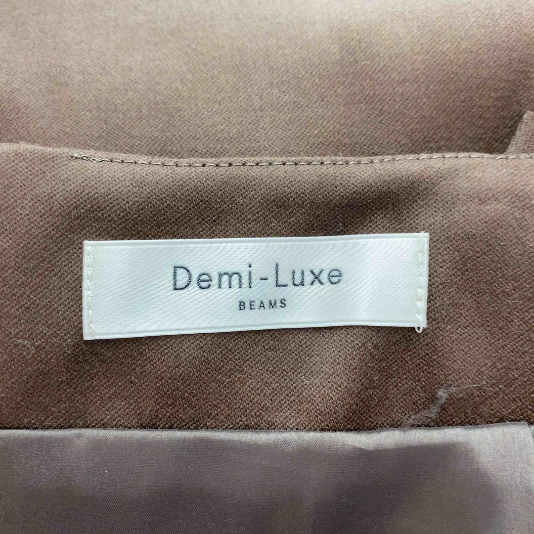 Demi-Luxe BEAMS(デミルクスビームス)のDemi-Luxe BEAMS デミルクスビームス　茶　こげ茶　レディース ロングスカート レディースのスカート(ひざ丈スカート)の商品写真