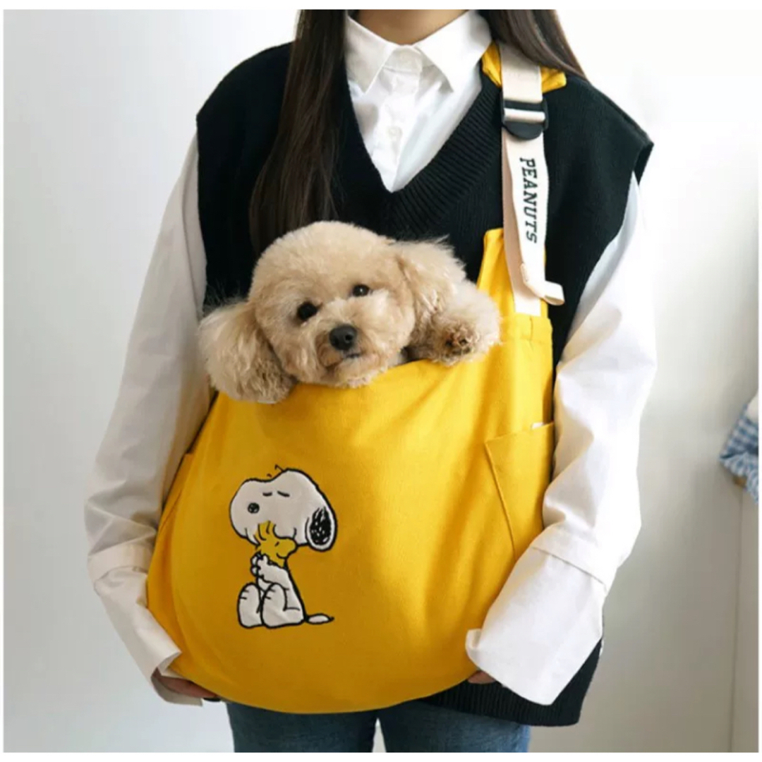 海外スヌーピーバッグ犬猫用ペット用キャリーバッグペットスリングペットバッグ その他のペット用品(犬)の商品写真