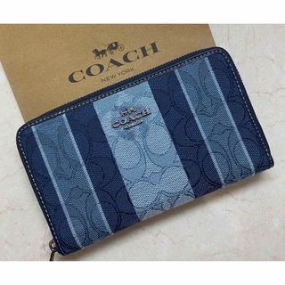 コーチ(COACH)の【新品未使用]✨COACHジャガードミディアムラウンドジップ財布 ✨ (財布)