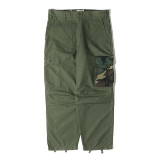 ダブルタップス(W)taps)のWTAPS ダブルタップス パンツ サイズ:L 21AW リップストップ ジャングル ストック カーゴパンツ JUNGLE STOCK オリーブドラブ ボトムス ズボン【メンズ】【中古】(ワークパンツ/カーゴパンツ)