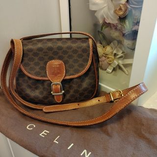 セリーヌ(celine)のCELINE　セリーヌ　マカダム　超ミニ　ショルダーバッグ　バッグ(ショルダーバッグ)