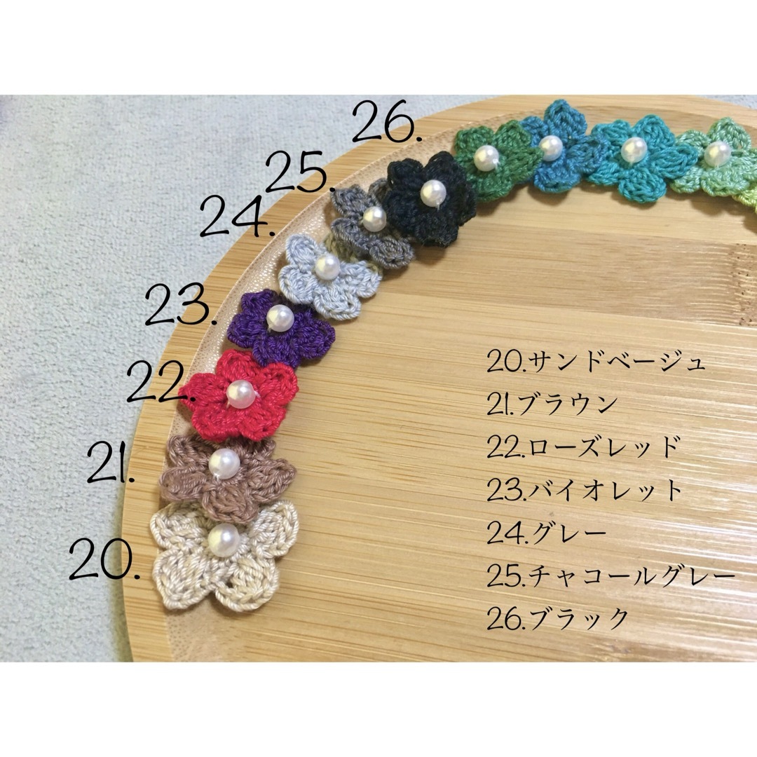 mini flower garland ハンドメイドのパーティー(ガーランド)の商品写真