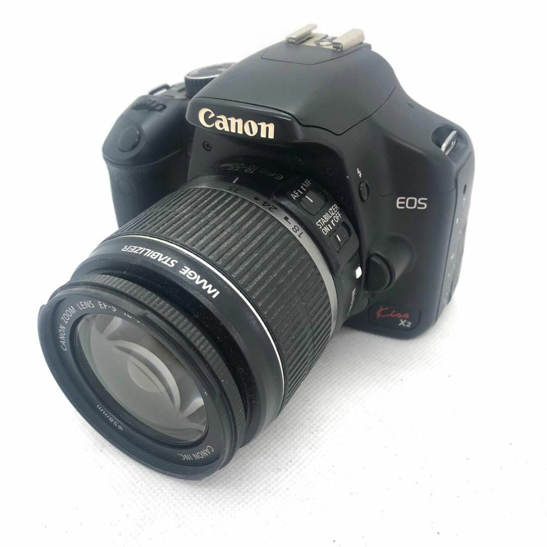 Canon(キヤノン)の【C4639】CANON EOS X2 KISS デジタル レンズセット スマホ/家電/カメラのカメラ(その他)の商品写真