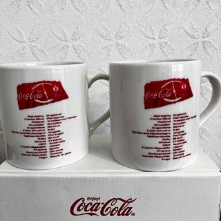 コカコーラ(コカ・コーラ)のコカコーラ　ペアマグカップ(グラス/カップ)