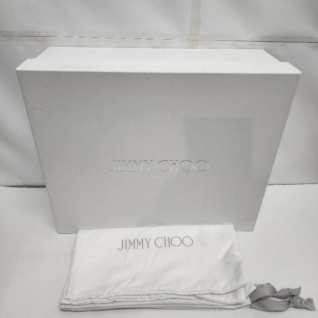 JIMMY CHOO(ジミーチュウ)のJIMMY CHOO ジミーチュウ レザー スニーカー RAFI ブラック 43サイズ(28cm) 箱 保存袋付き 【ほぼ未使用品】 22404R40 メンズの靴/シューズ(スニーカー)の商品写真