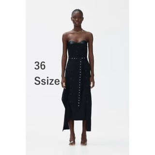 エイチアンドエム(H&M)のH&M rokh ワンピース 36 Sサイズ 新品(ひざ丈ワンピース)