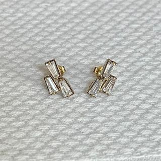 アガット(agete)のagete アガット K10 silver ピアス(ピアス)