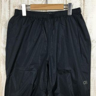 MENs S アウトドアリサーチ ヘリウム レイン パンツ Helium Rain Pants パーテックスシールド防水透湿 レインシェル OUTDOOR RESEARCH 275387/19842911 Black ブラック系(その他)