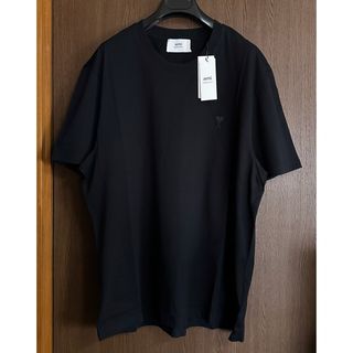 マルタンマルジェラ(Maison Martin Margiela)の黒XXXL新品 AMI Paris アミ グラフィック Tシャツ オールブラック(Tシャツ/カットソー(半袖/袖なし))