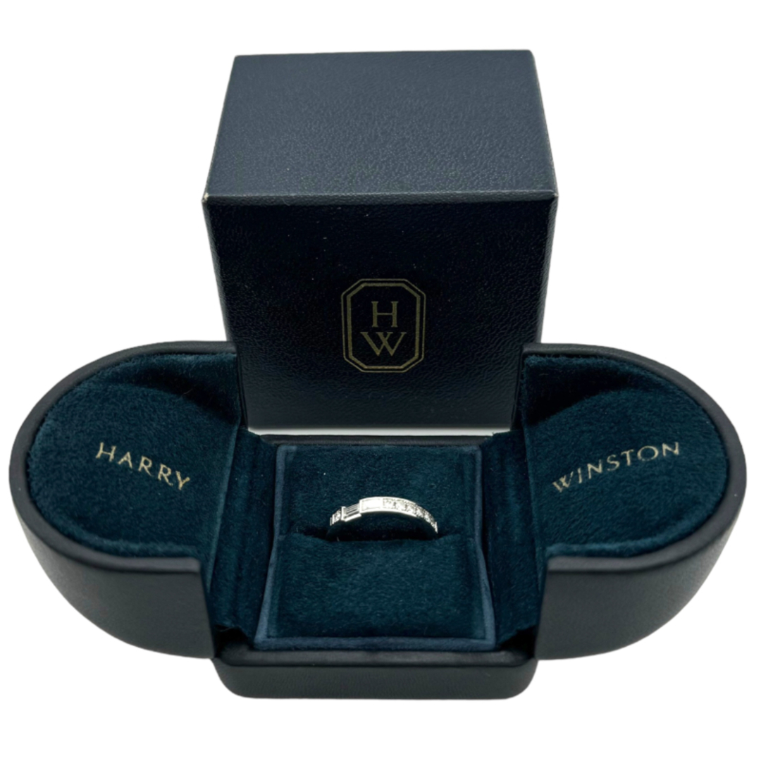 HARRY WINSTON(ハリーウィンストン)の　ハリーウィンストン HARRY WINSTON トラフィックアクセント ダイヤバンドリング WBDPACRTRF 約5.5号 Pt950 ダイヤモンド ジュエリー レディースのアクセサリー(リング(指輪))の商品写真