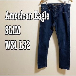 American Eagle - アメリカンイーグル ／ スリム／ W31×L32／ ストレッチなし／ ブラック