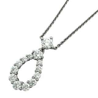 HARRY WINSTON - 　ハリーウィンストン HARRY WINSTON ループバイハリーウィンストン ダイヤネックレス ミディアム PEDPPLMDLP Pt950 ダイヤモンド ジュエリー