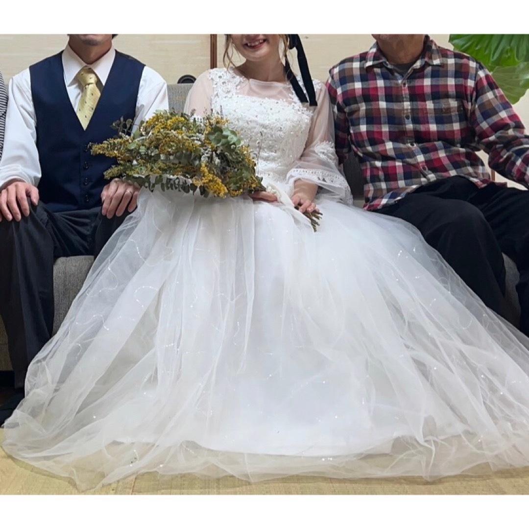 結婚式ドレス 前撮りドレス レディースのフォーマル/ドレス(ウェディングドレス)の商品写真