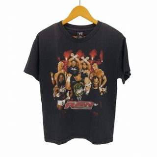 USED古着(ユーズドフルギ) WWE RAW プロレス選手プリント Tシャツ(Tシャツ/カットソー(半袖/袖なし))