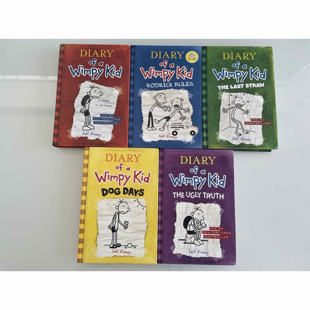 ≪Diary of a Wimpy Kid≫ ハードカバー5冊セット エンタメ/ホビーの本(洋書)の商品写真