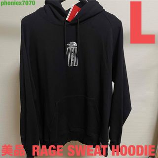 ザノースフェイス(THE NORTH FACE)の【美品】ノースフェイス RAGE SWEAT HOODIE【L】レイジフーディ(パーカー)