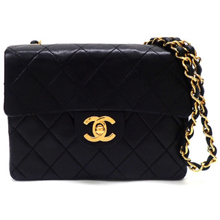 シャネル(CHANEL)の【★CHANEL★】シャネル『マトラッセ チェーンバッグ18』A01115/ブラック×ラムレザー×マトラッセ×ゴールド金具/クラシック ハンドバッグ/チェーンショルダー/ミニマトラッセ/スモールレザー/レディース　36620K024.4(ショルダーバッグ)