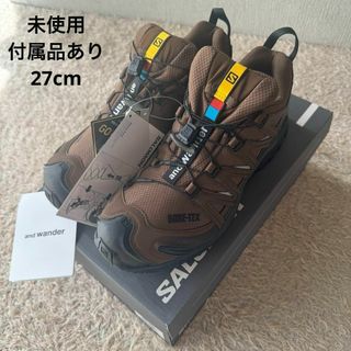 サロモン(SALOMON)の【未使用】SALOMON スニーカー 27cm ブラウン 入手困難(スニーカー)