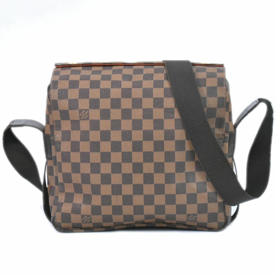 LOUIS VUITTON(ルイヴィトン)の本物 ルイヴィトン LOUIS VUITTON LV ナヴィグリオ ダミエ エベヌ ショルダーバッグ メッセンジャーバッグ ブラウン N45255 Naviglio ビトン バッグ 中古 メンズのバッグ(ショルダーバッグ)の商品写真