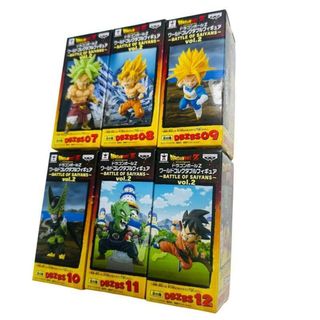 バンプレスト(BANPRESTO)のドラゴンボールZ ワールドコレクタブルフィギュア BATTLE OF SAIYANS vol.2 全6種 【新品未開封】 42404K98(アニメ/ゲーム)