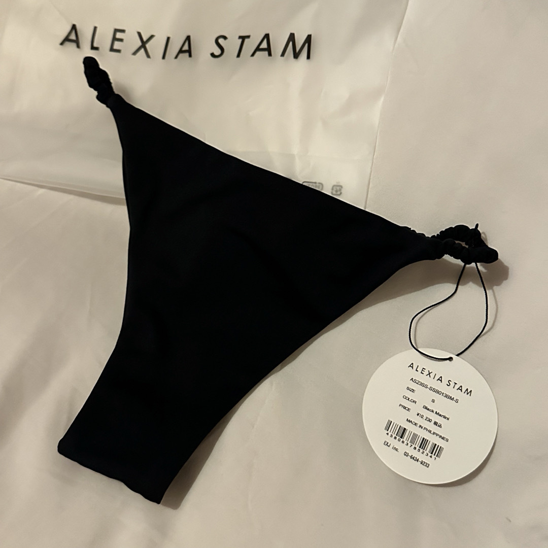 ALEXIA STAM(アリシアスタン)の日曜まで限定出品‼️alexia stam クシュボトムスS⭐️ブラック レディースの水着/浴衣(水着)の商品写真