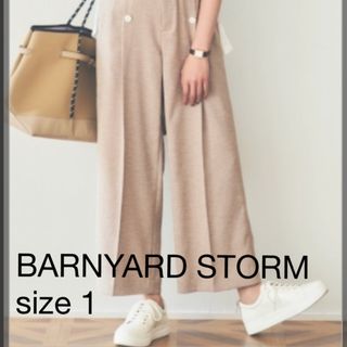 BARNYARDSTORM - BARNYARDSTORM リネンライクマリンパンツ　佐田真由美さん着用　1