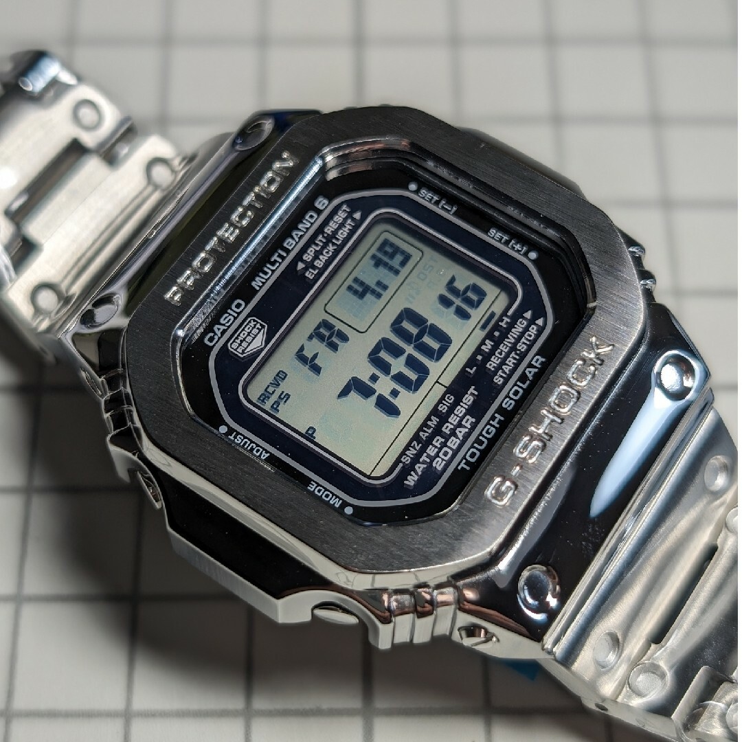 G-SHOCK(ジーショック)のG-SHOCK  GWM5610BW 電波ソーラー フルメタル メンズの時計(腕時計(デジタル))の商品写真