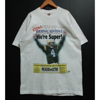 VINTAGE グリーンベイ・パッカーズ NFL USA製 Tシャツ XL(Tシャツ/カットソー(半袖/袖なし))