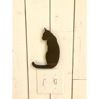 猫　キャット　シルエット　壁飾り　壁掛け　モビール　雑貨　北欧　キャットウォーク(その他)