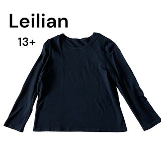 leilian - Leilian★レリアン長袖クルーネック ウール カットソー ブラック 13