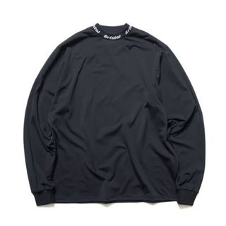 FCRB WINDPROOF NECK LOGO L/S BAGGY TOP