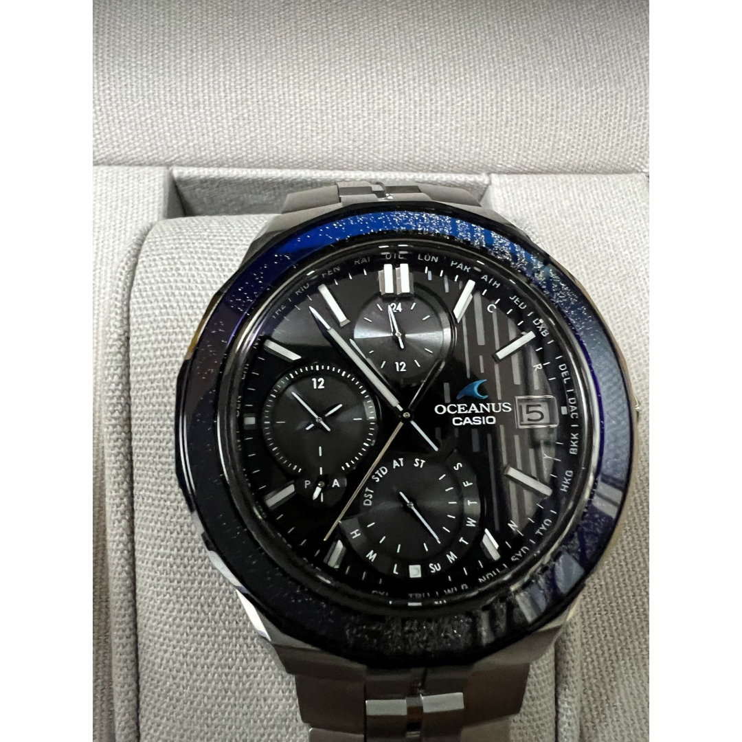 CASIO(カシオ)の新品未使用品カシオ オシアナス マンタ 蒔絵  メンズの時計(腕時計(デジタル))の商品写真