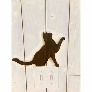 猫　キャット　シルエット　壁飾り　壁掛け　モビール　雑貨　北欧　キャットウォーク(その他)