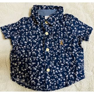 ギャップ(GAP)のbaby GAP新品タグ有り花柄シャツ(シャツ/カットソー)