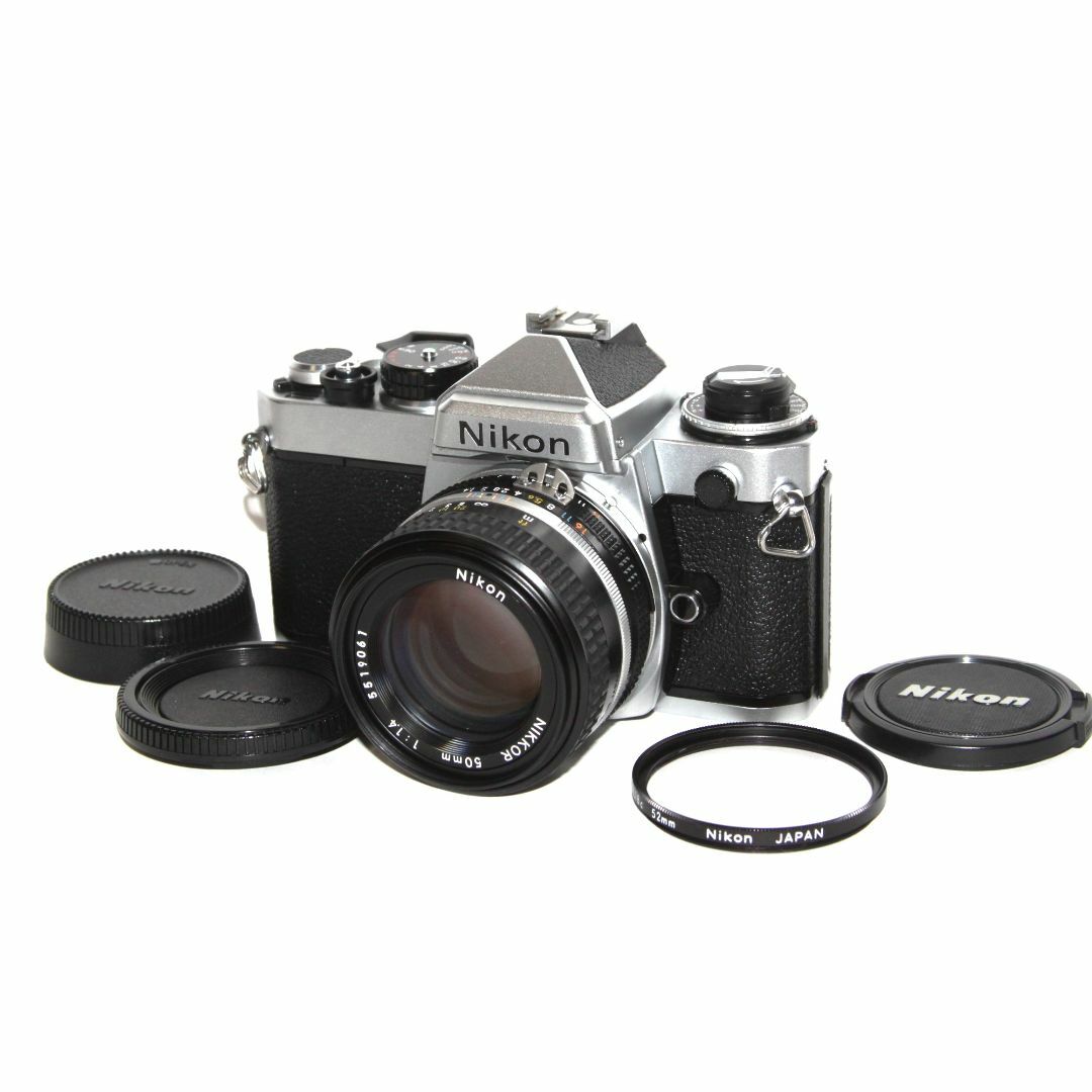 Nikon(ニコン)の【美品】Nikon FE Ai-S NIKKOR 50mm F1.4 ニコン スマホ/家電/カメラのカメラ(フィルムカメラ)の商品写真