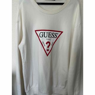 ゲス(GUESS)のguessトレーナー　スウェット　Sサイズ(スウェット)