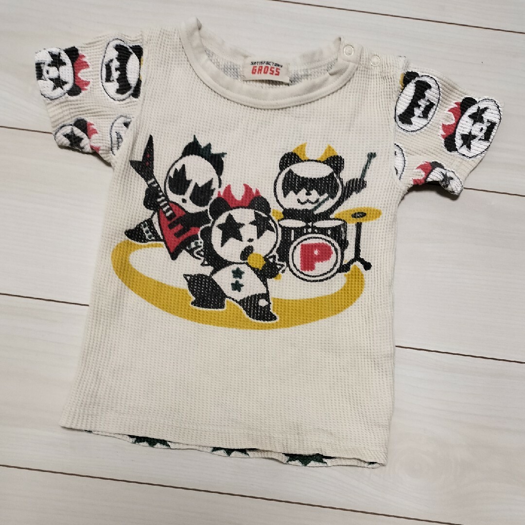 西松屋(ニシマツヤ)の3枚で300円Tシャツとタンクトップ キッズ/ベビー/マタニティのキッズ服男の子用(90cm~)(Tシャツ/カットソー)の商品写真