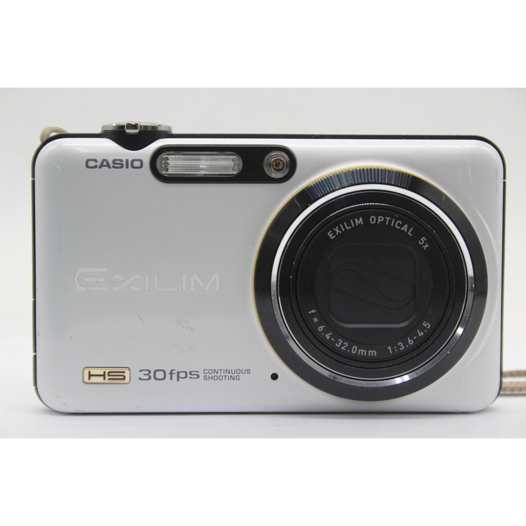 【返品保証】 カシオ Casio Exilim EX-PC100 ホワイト 5x バッテリー付き コンパクトデジタルカメラ  s8830 スマホ/家電/カメラのカメラ(コンパクトデジタルカメラ)の商品写真