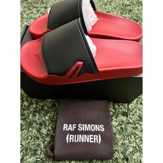 ラフシモンズ(RAF SIMONS)の新品　ラフ シモンズ　アストラ  シャワー   サンダル  レッド　38(サンダル)