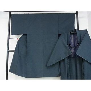 平和屋2■男性　紬　アンサンブル　百入茶色　逸品　未使用　DAAB3582op(着物)