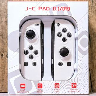 ニンテンドースイッチ(Nintendo Switch)の【新品】Joy-Con 連射 LED ジョイコン スノー ホワイト(家庭用ゲーム機本体)