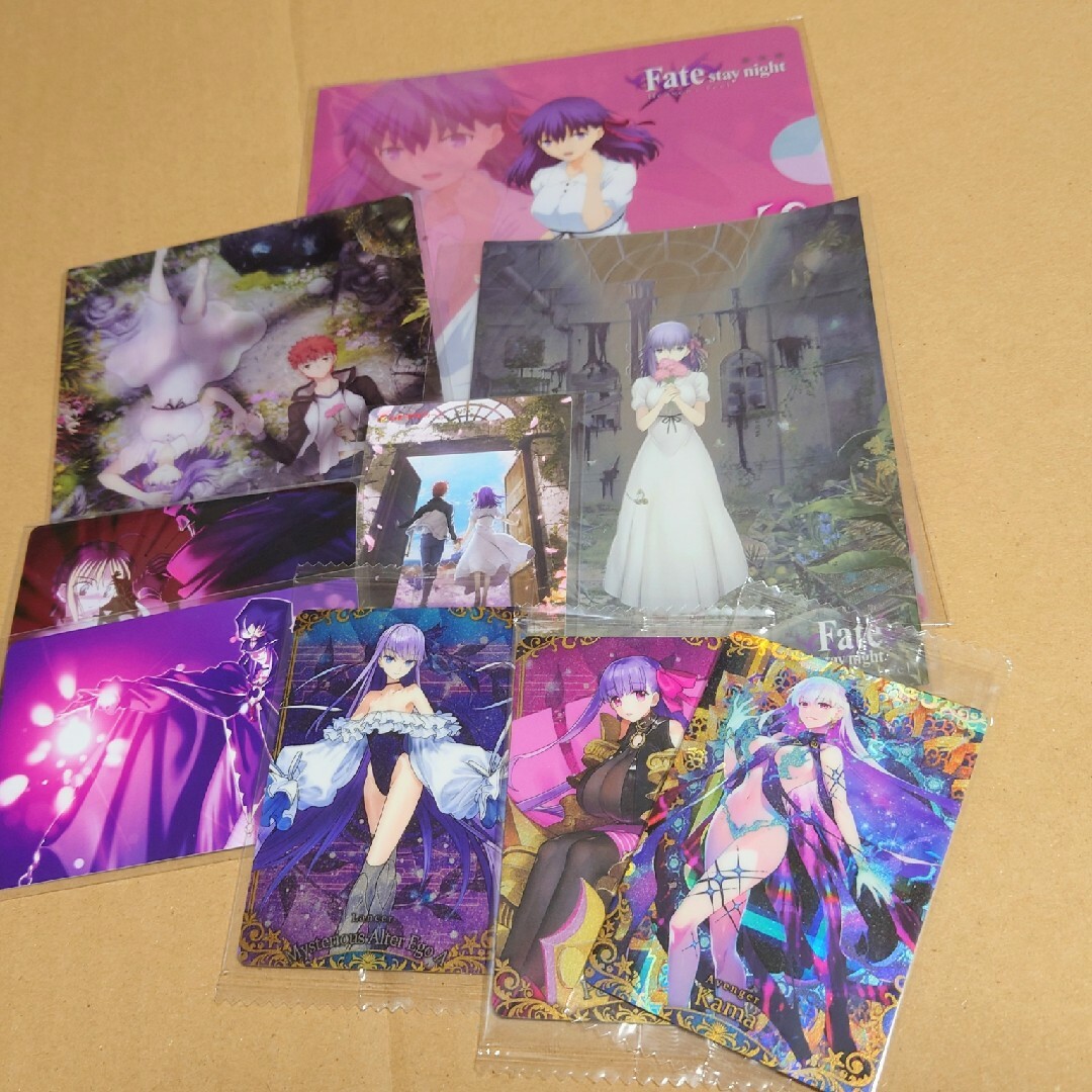 Fate/stay night Heaven's Feel FGO カード エンタメ/ホビーのアニメグッズ(クリアファイル)の商品写真