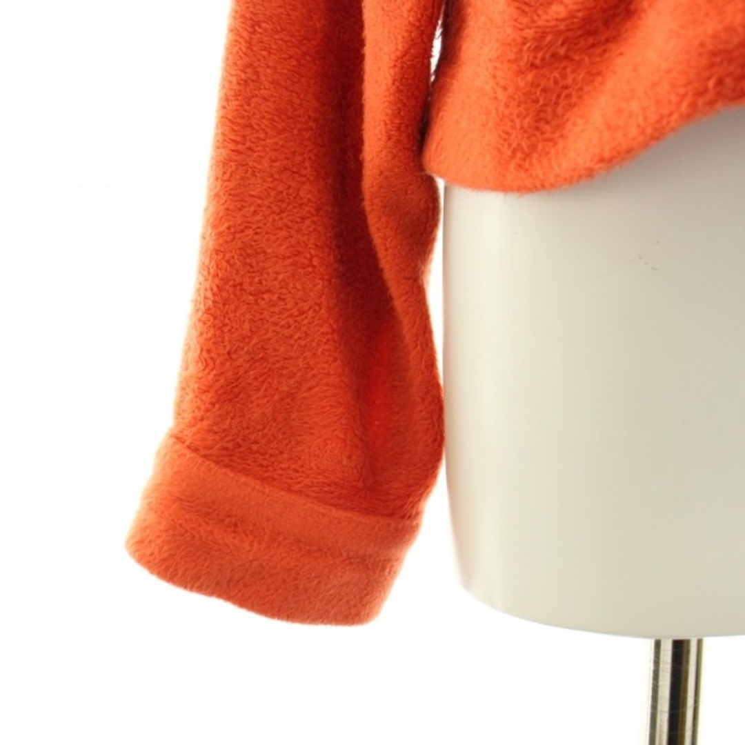 HYSTERICS(ヒステリックス)のヒステリックス フリースジャケット ショート丈 ジップアップ F オレンジ レディースのジャケット/アウター(ブルゾン)の商品写真