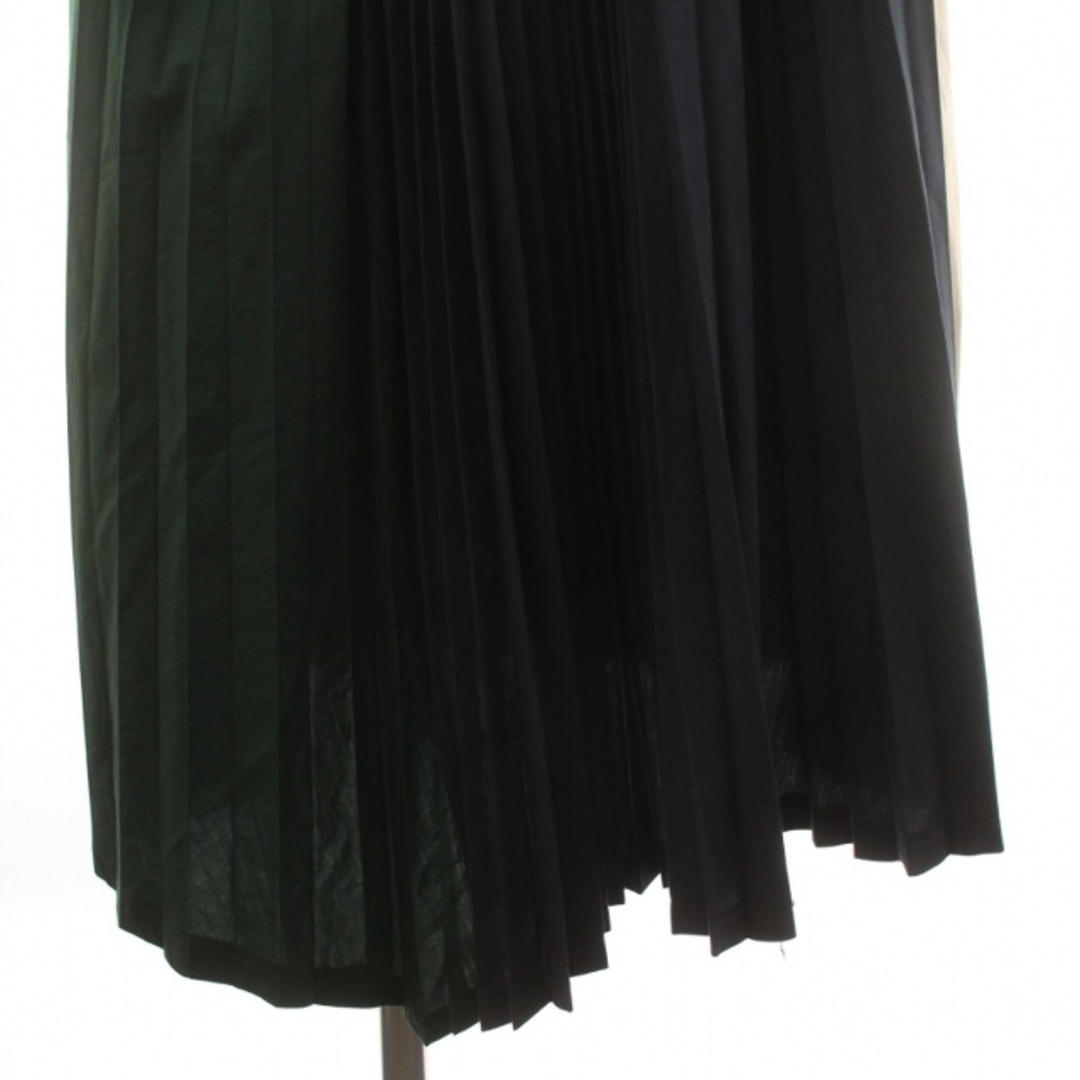 エレンディーク トレンチスカート プリーツ マキシ ロング 切替 S ベージュ レディースのスカート(ロングスカート)の商品写真