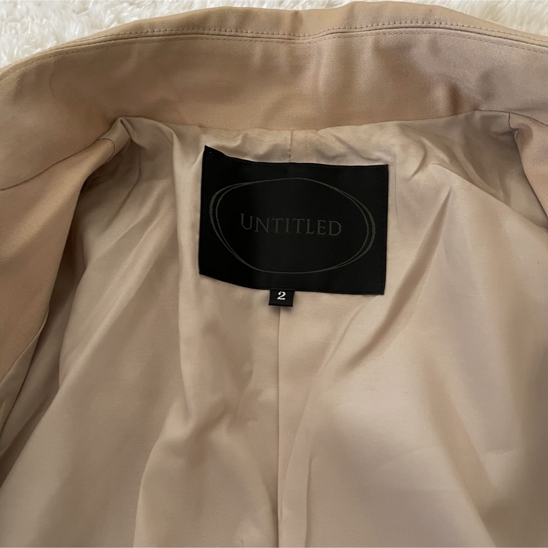 UNTITLED(アンタイトル)のアンタイトル　襟付きジャケット　サイズ2 レディースのジャケット/アウター(ブルゾン)の商品写真