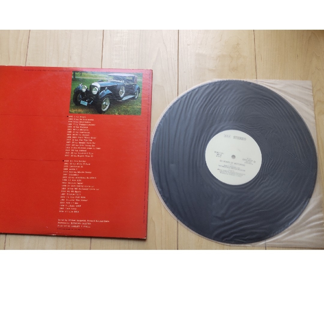 【レコード(帯付き見本品)】自動車60年史 エンタメ/ホビーのCD(その他)の商品写真