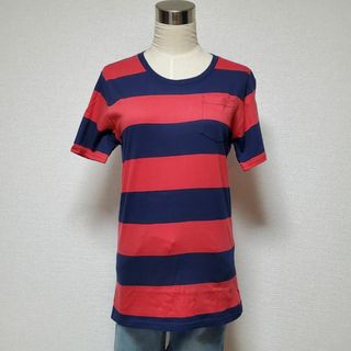 ティーケー(TK)のTK タケオキクチ ボーダーTシャツ サイズ2（M）　タグ付き未使用品(Tシャツ(半袖/袖なし))