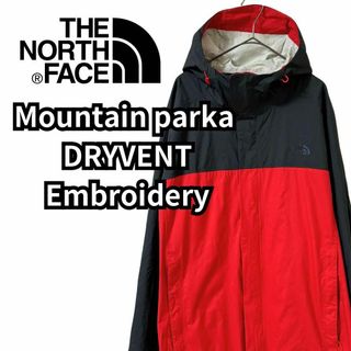 ザノースフェイス(THE NORTH FACE)のザノースフェイス　マウンテンパーカー　ドライベント　刺繍　メンズLL(マウンテンパーカー)