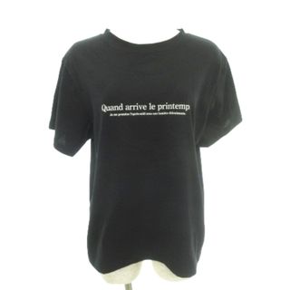 ロペピクニック(Rope' Picnic)のロペピクニック  レニュー ロゴ フォト Tシャツ 38 約M 黒 ■052(Tシャツ(半袖/袖なし))