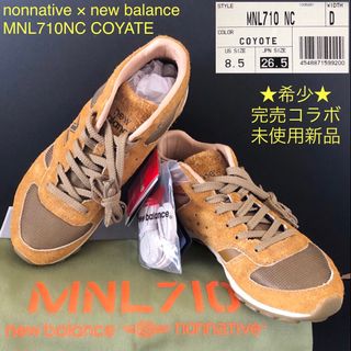 ニューバランス(New Balance)の完売 希少★ノンネイティブ × ニューバランス MNL710NC COYATE(スニーカー)